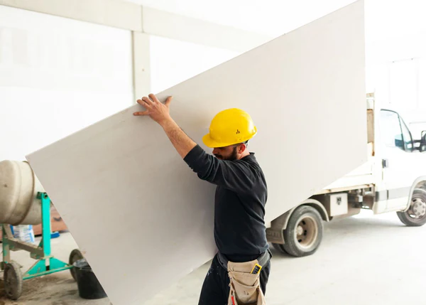 Carry plasterboard hire tool used to move plasterboard sheets