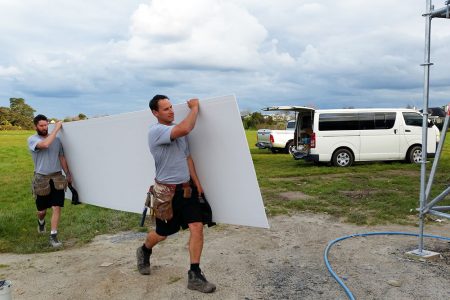 Plasterboard carrier hire London - basic carrying handle